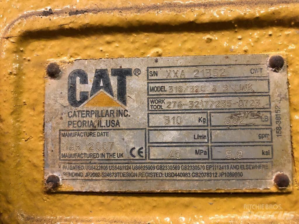 CAT 318 quick Hitch Outros componentes