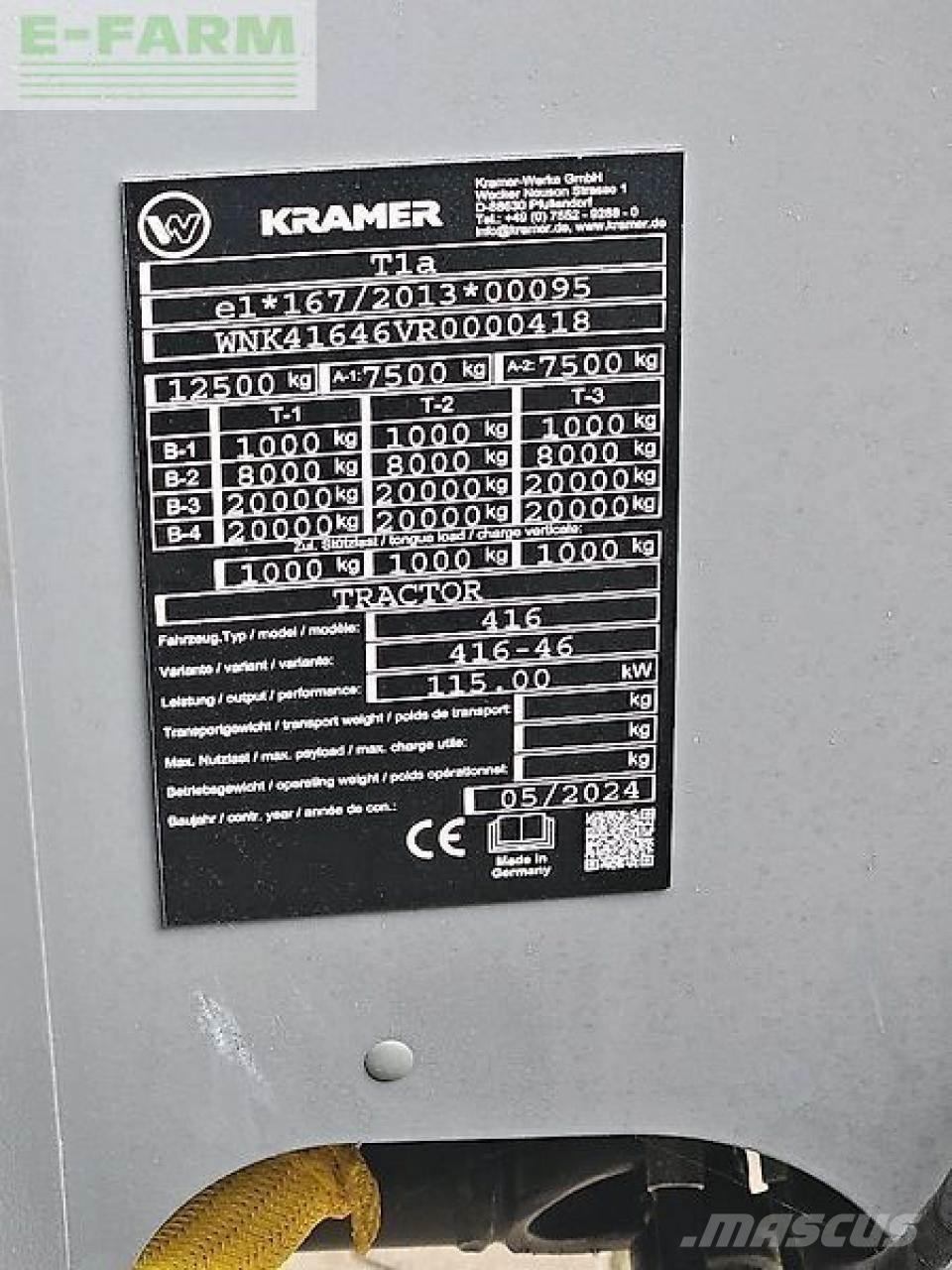 Kramer kt559 Telescópicas para Agricultura
