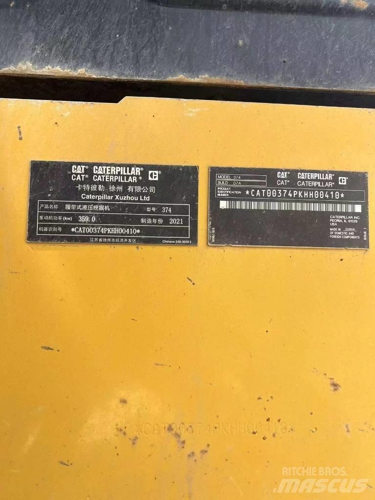 CAT 374 Escavadoras de rastos