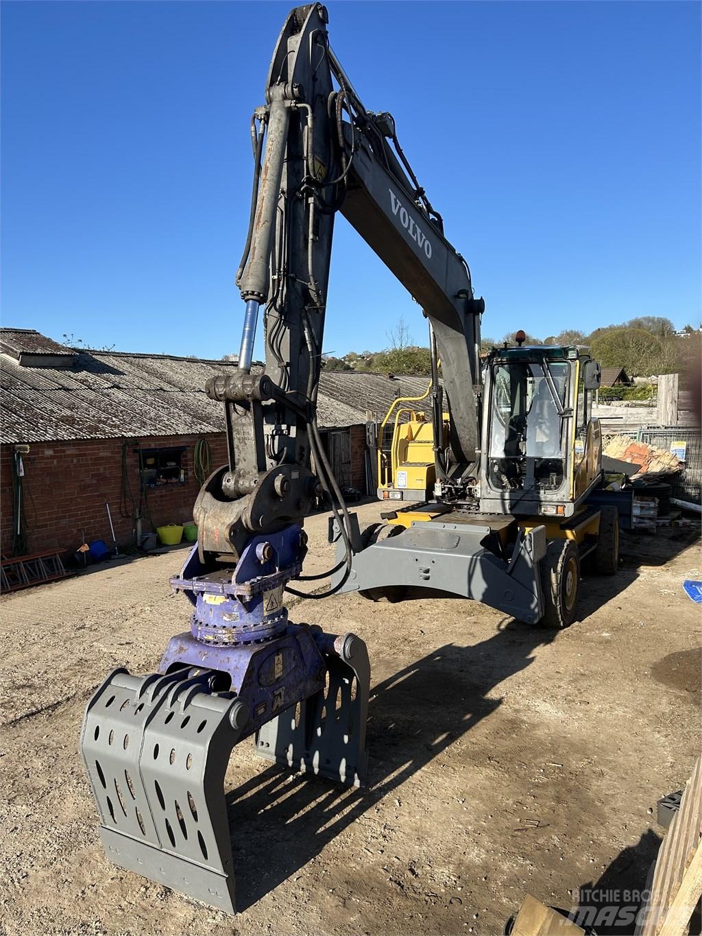  Excavator Volvo Escavadoras de rodas