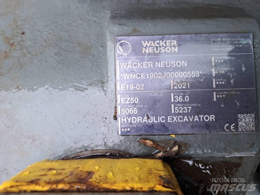 Wacker Neuson EZ50 Escavadoras de rastos