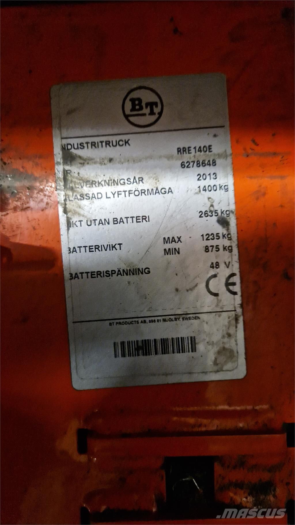 BT RRE140E Empilhadores Elevadores