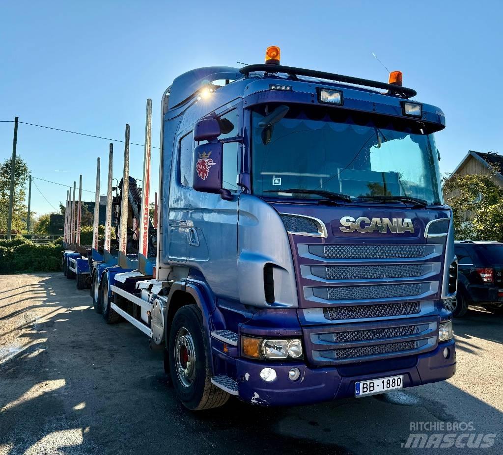 Scania R 500 Camiões de transporte de troncos