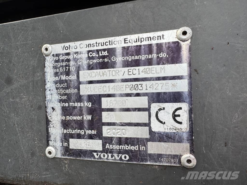 Volvo EC 140 ELM Escavadoras de rastos