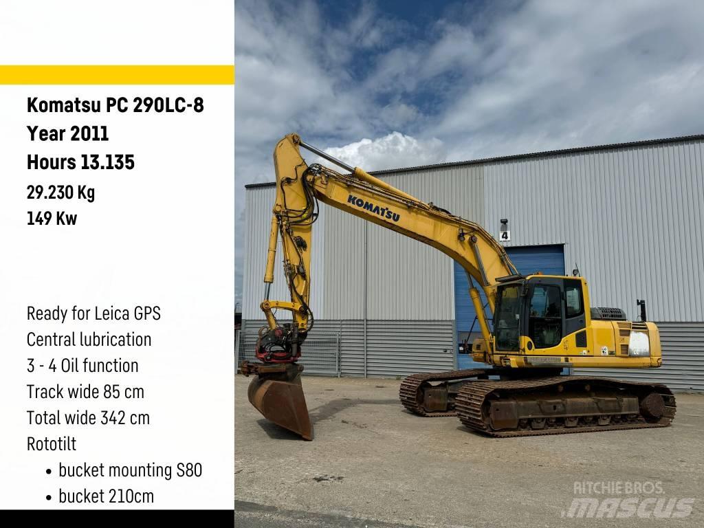 Komatsu PC 290 LC-8 Escavadoras de rastos