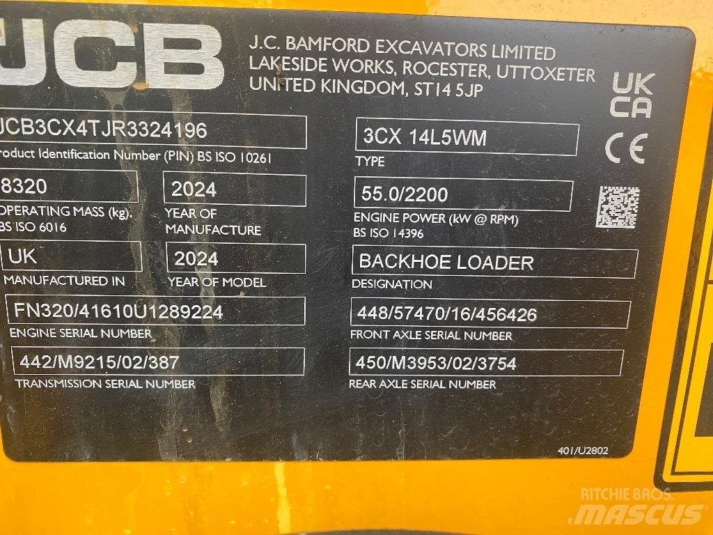 JCB 3 CX 14 Retroescavadoras