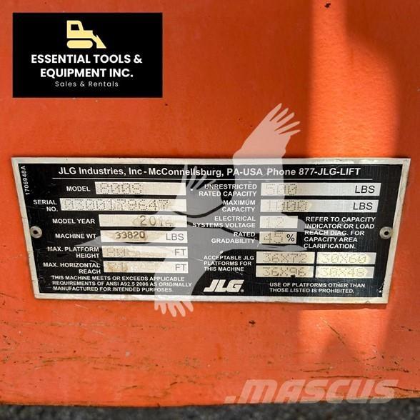 JLG 800S Elevadores braços Telescópicos