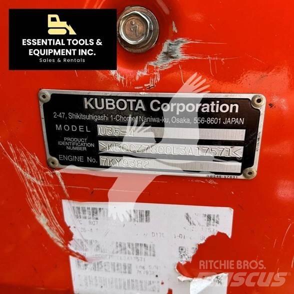 Kubota U35-4 Mini Escavadoras <7t