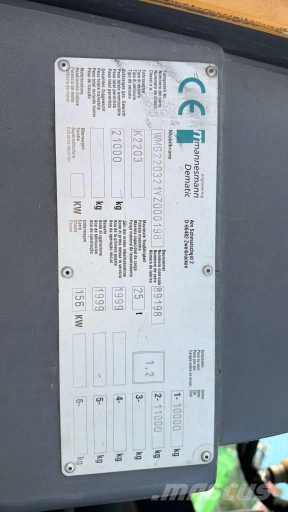  GRUA DEMAG 25T Gruas Fora-de-estrada