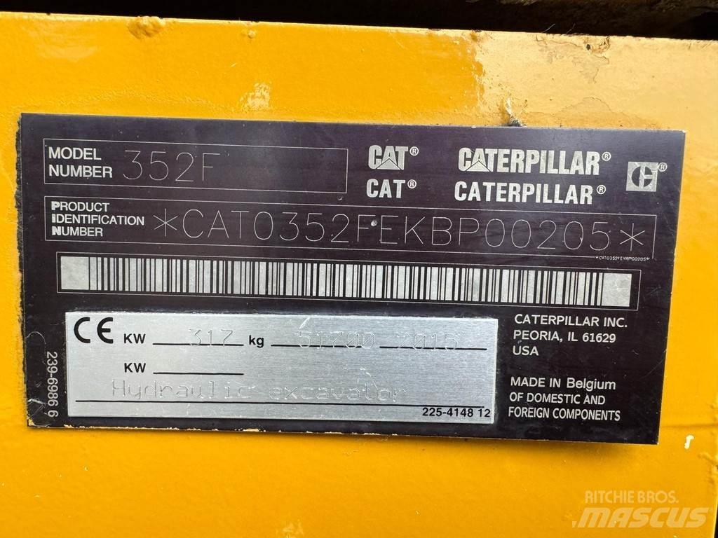 CAT 352F Escavadoras de rastos