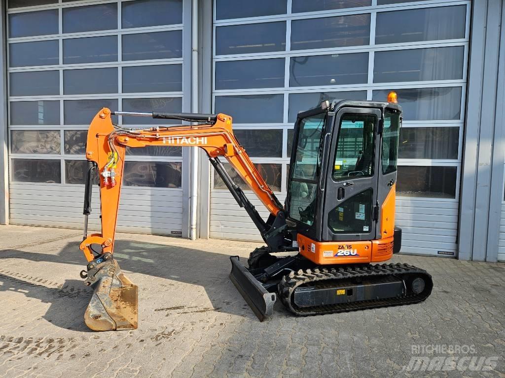 Hitachi ZX26U-6 Mini Escavadoras <7t