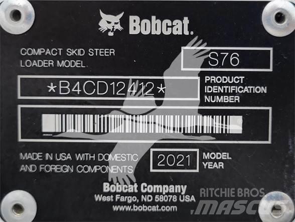 Bobcat S76 Carregadoras de direcção deslizante