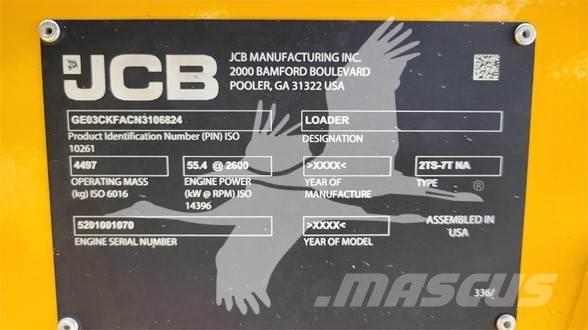 JCB 2TS-7T Carregadoras de direcção deslizante