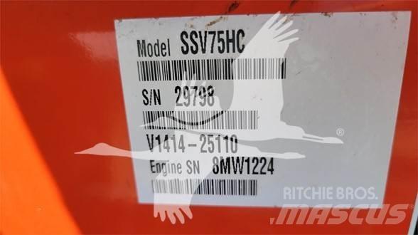 Kubota SSV75 Carregadoras de direcção deslizante