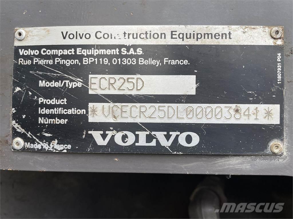 Volvo ECR25 Escavadoras de rodas