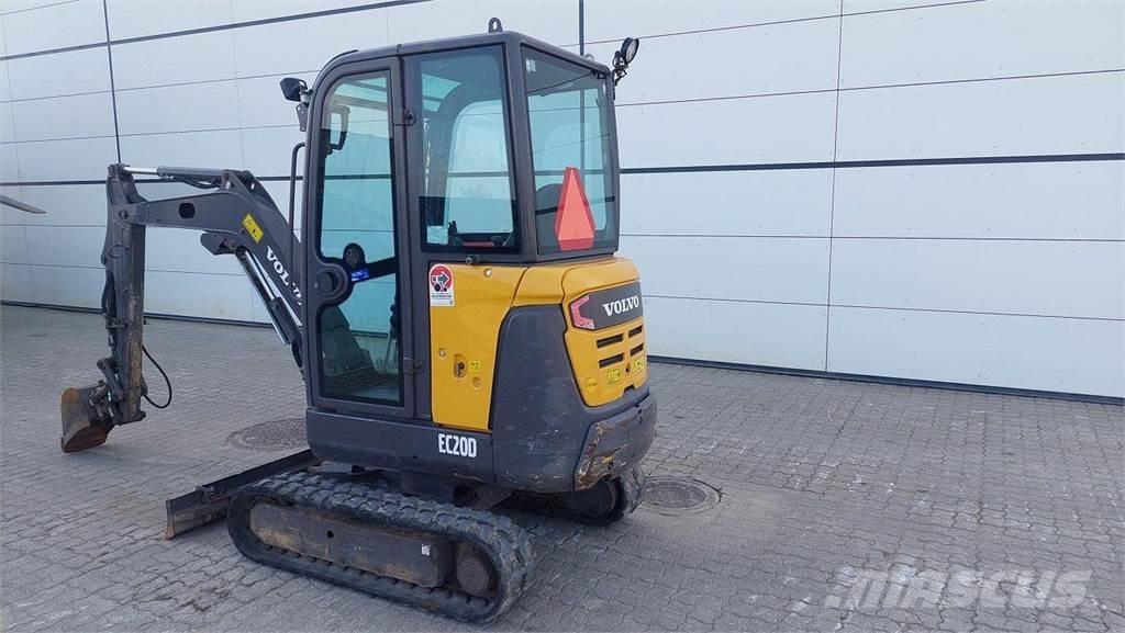 Volvo EC20D Escavadoras de rodas