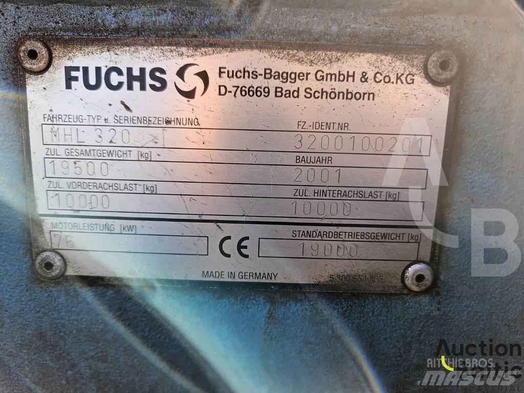 Fuchs MHL 320 Escavadoras de rodas