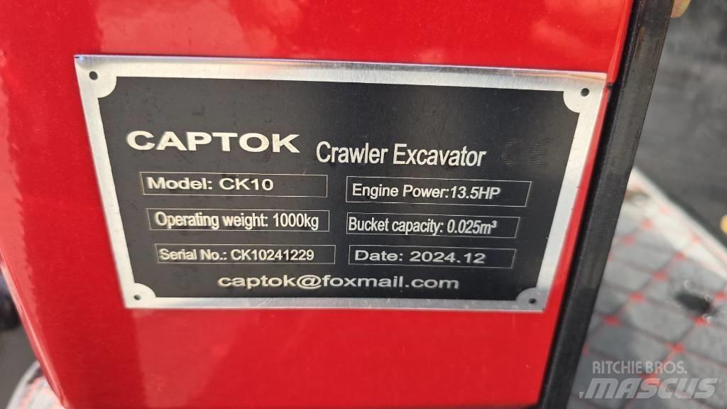 Captok CK10 Mini Escavadoras <7t
