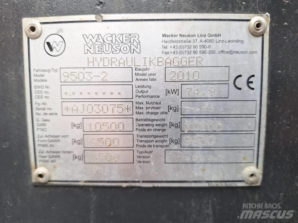 Wacker Neuson 9503-2 Escavadoras de rodas