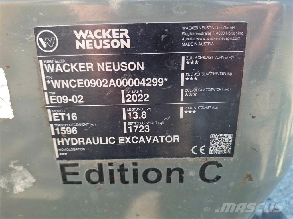 Wacker Neuson ET16 Escavadoras de rastos