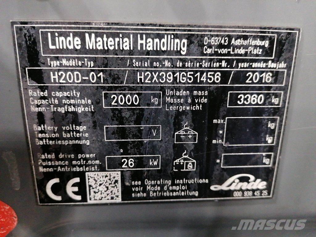 Linde H20D-01 Empilhadores Diesel