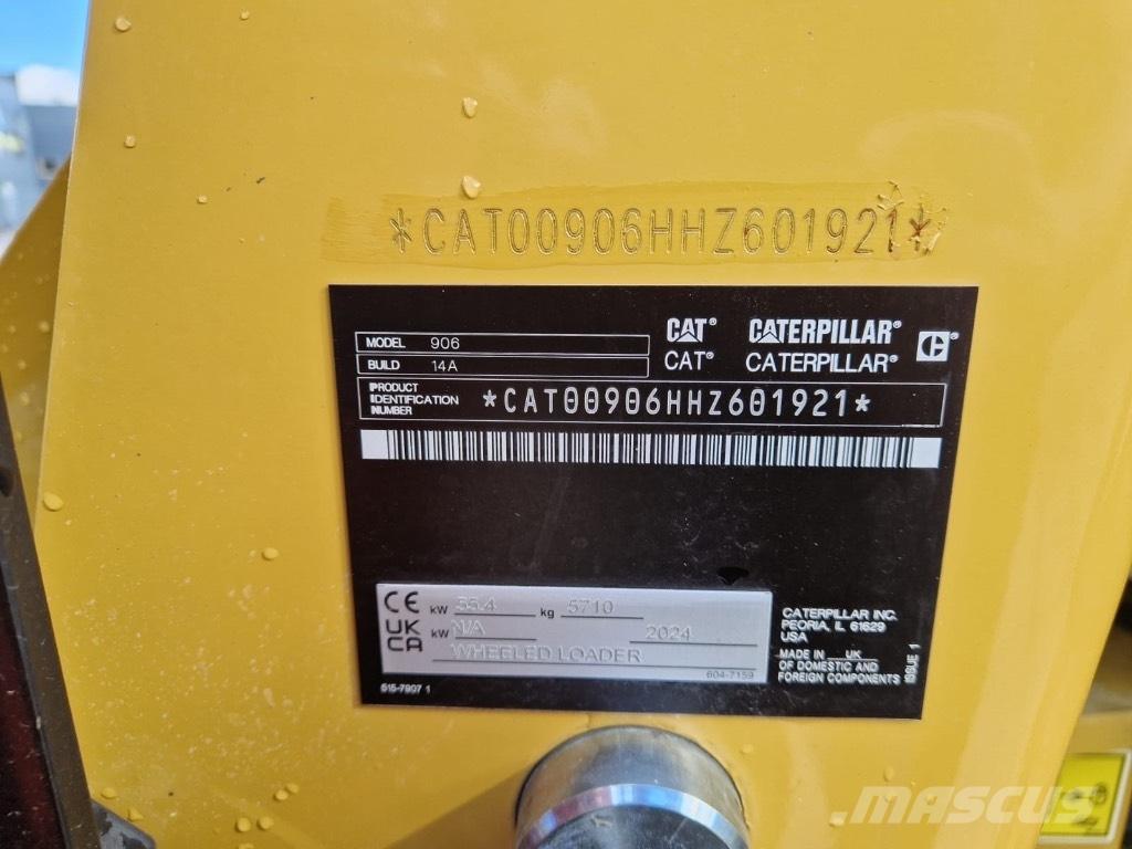 CAT 906 Pás carregadoras de rodas
