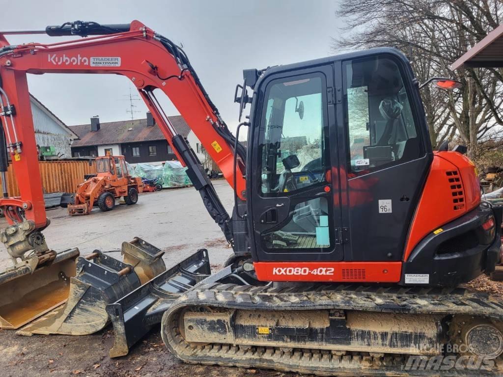 Kubota KX 080-4 Mini Escavadoras <7t
