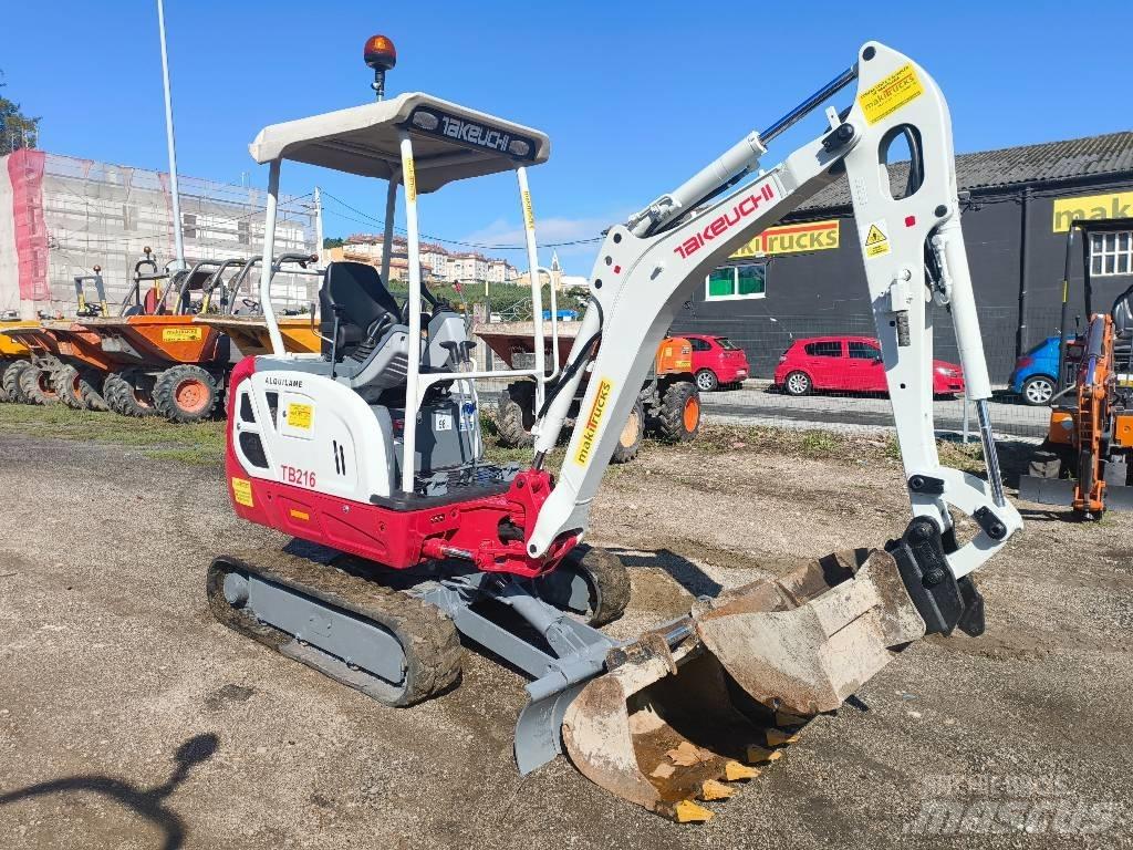 Takeuchi TB 216 Mini Escavadoras <7t