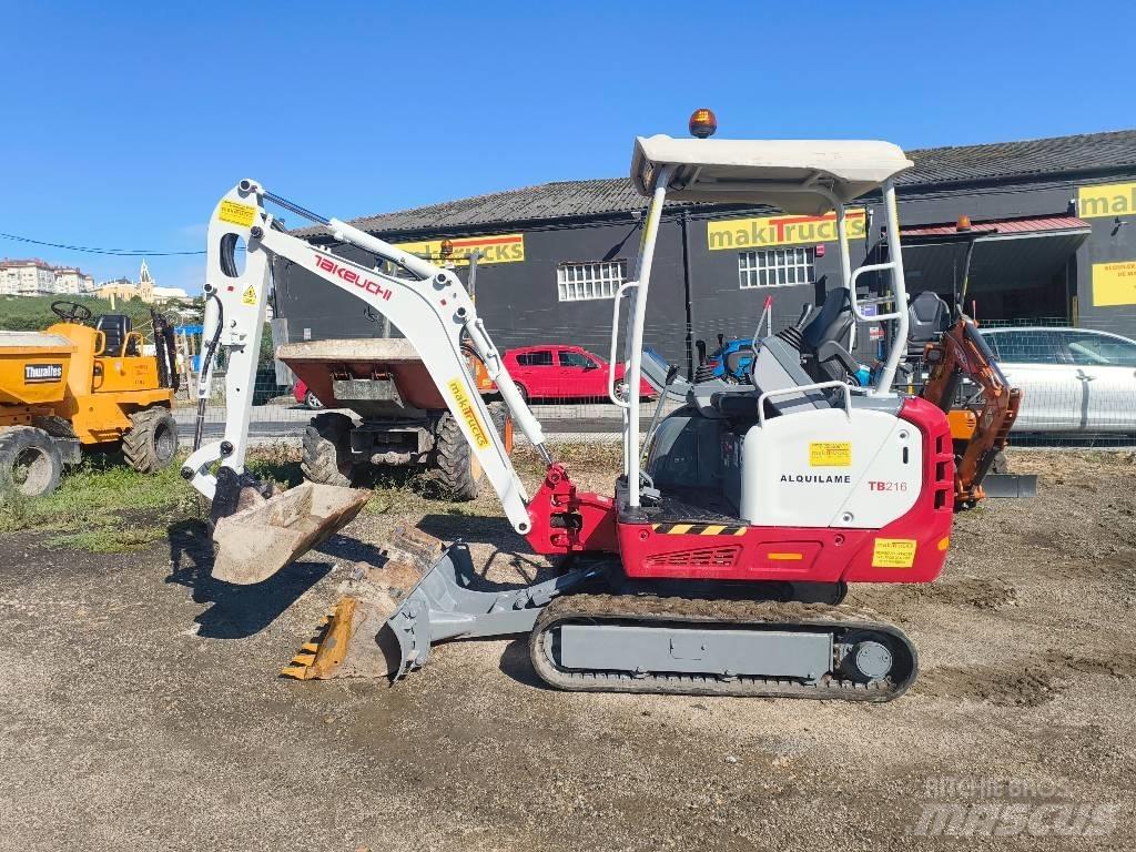 Takeuchi TB 216 Mini Escavadoras <7t