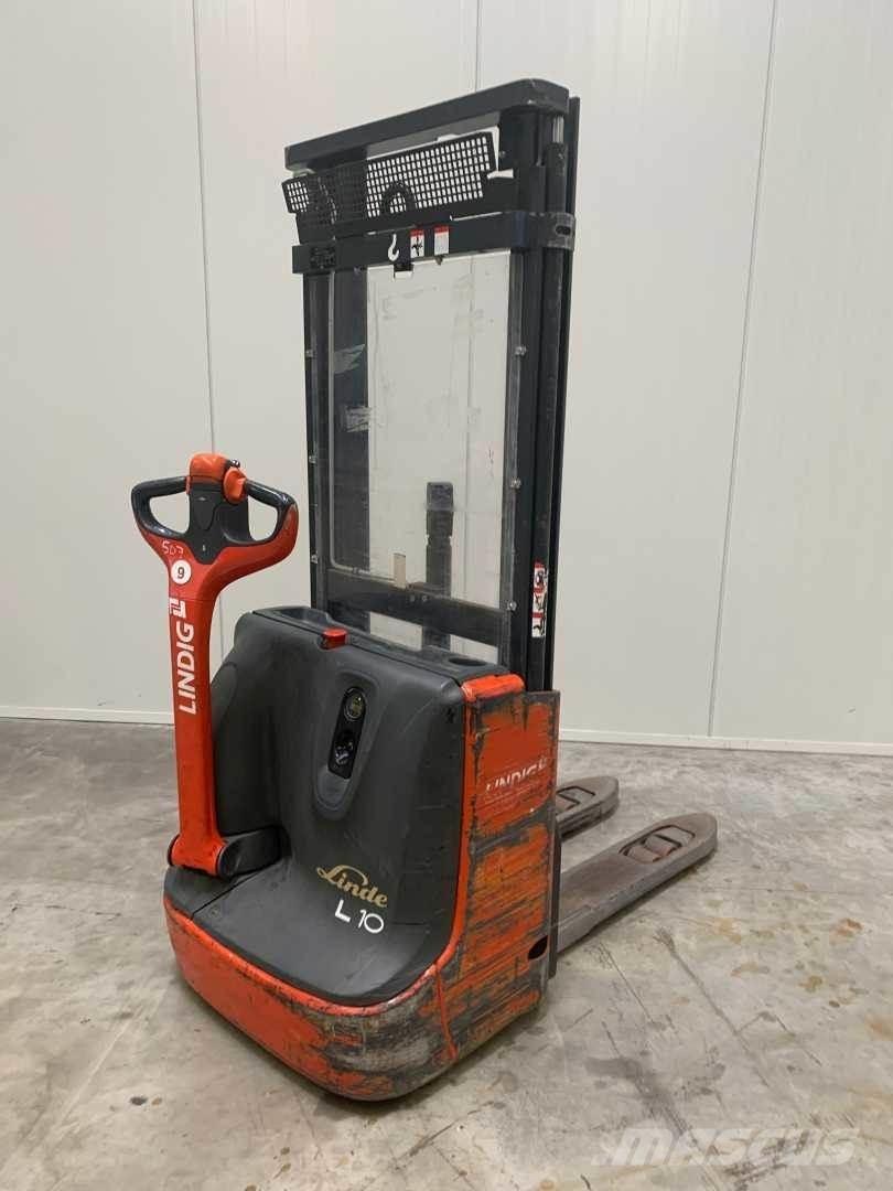 Linde L10 Empilhador para operador externo
