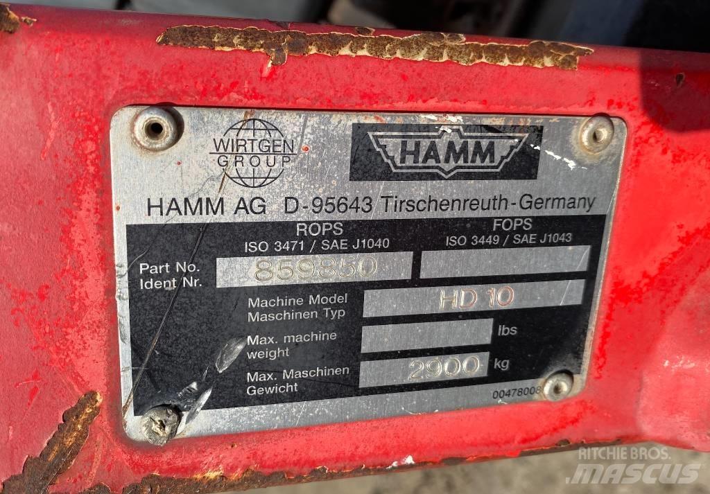 Hamm HD 10 Cilindros Compactadores tandem