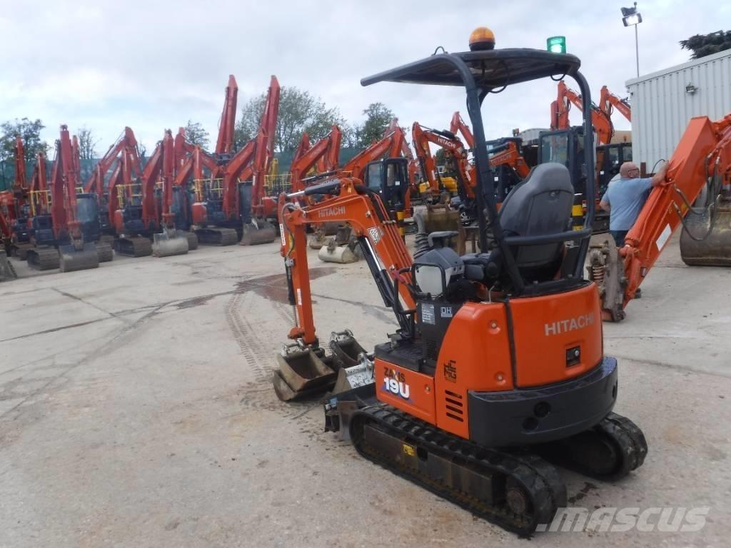 Hitachi ZX 19 U-6 Mini Escavadoras <7t
