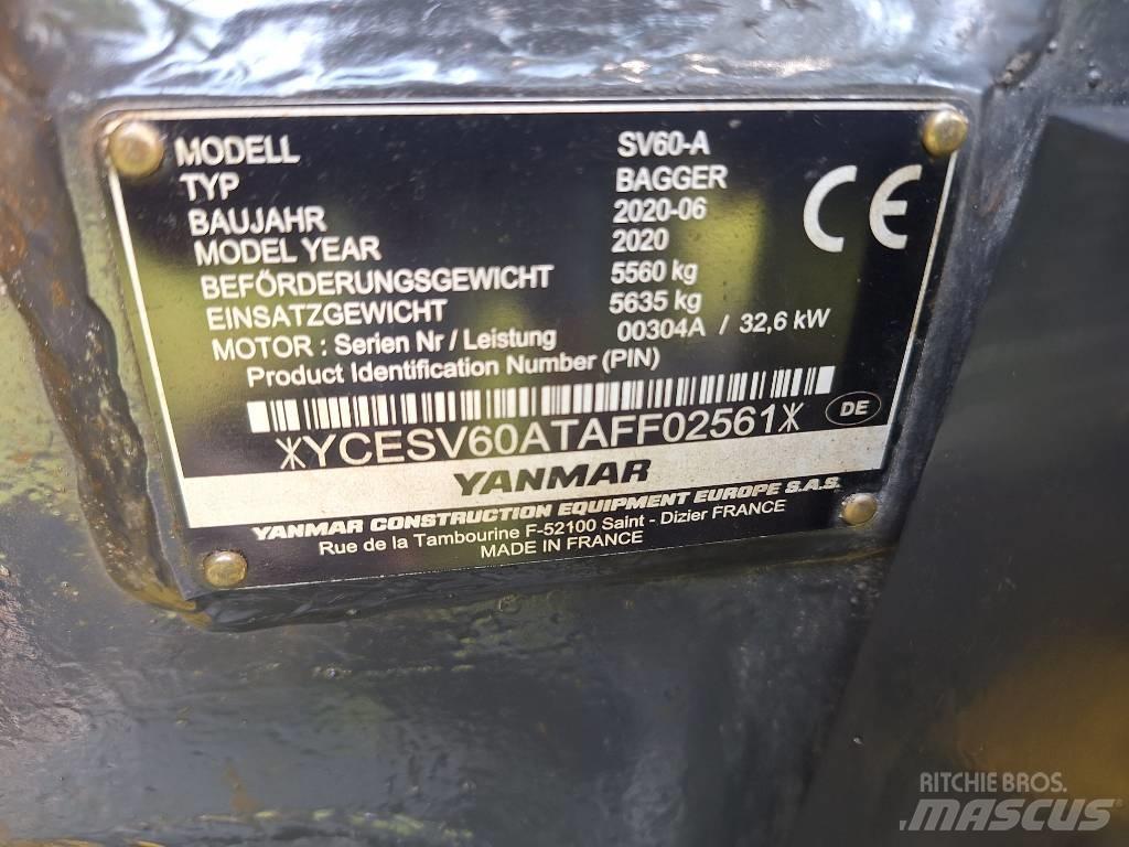 Yanmar SV 60 Mini Escavadoras <7t