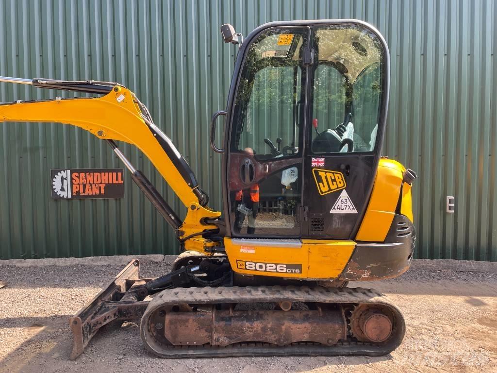 JCB 8026 CTS Mini Escavadoras <7t