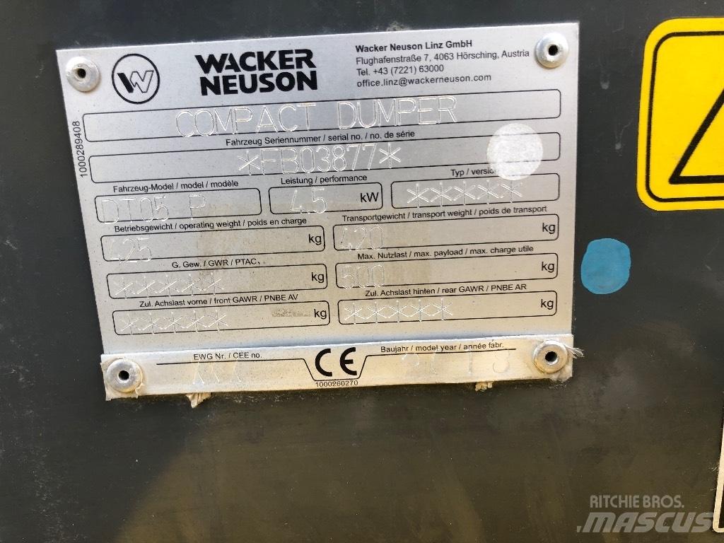 Wacker Neuson DT 05 Dumpers de lagartas