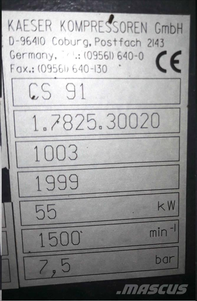 Kaeser CS91 Compressores