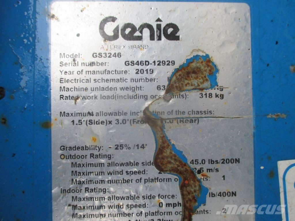 Genie GS 3246 Elevadores de tesoura