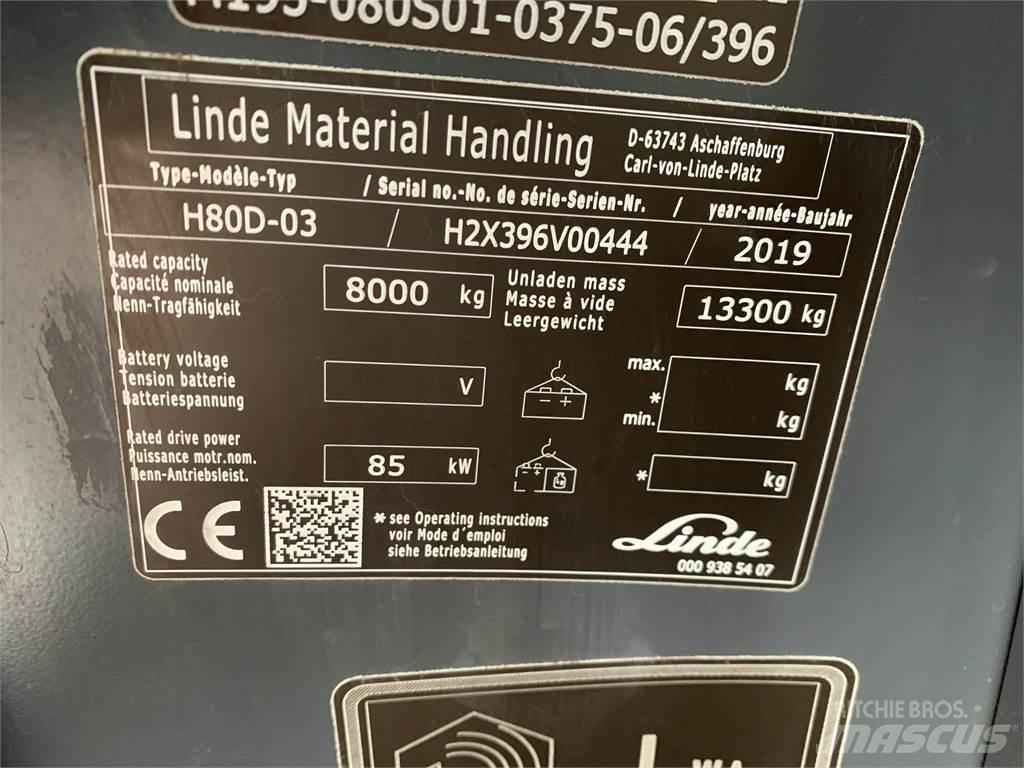 Linde H80D Empilhadores Diesel