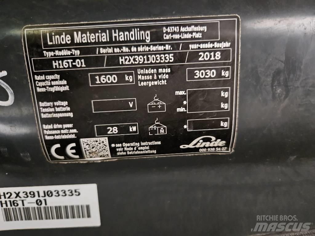 Linde H16T Empilhadores a gás