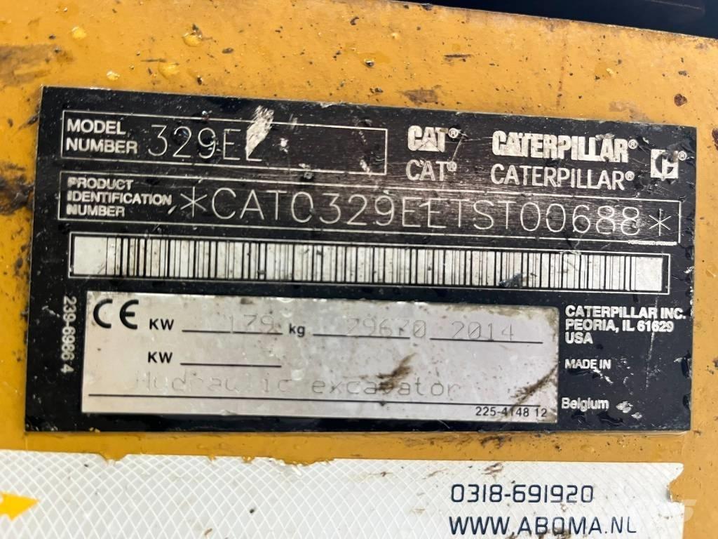 CAT 329 EL Escavadoras de rastos