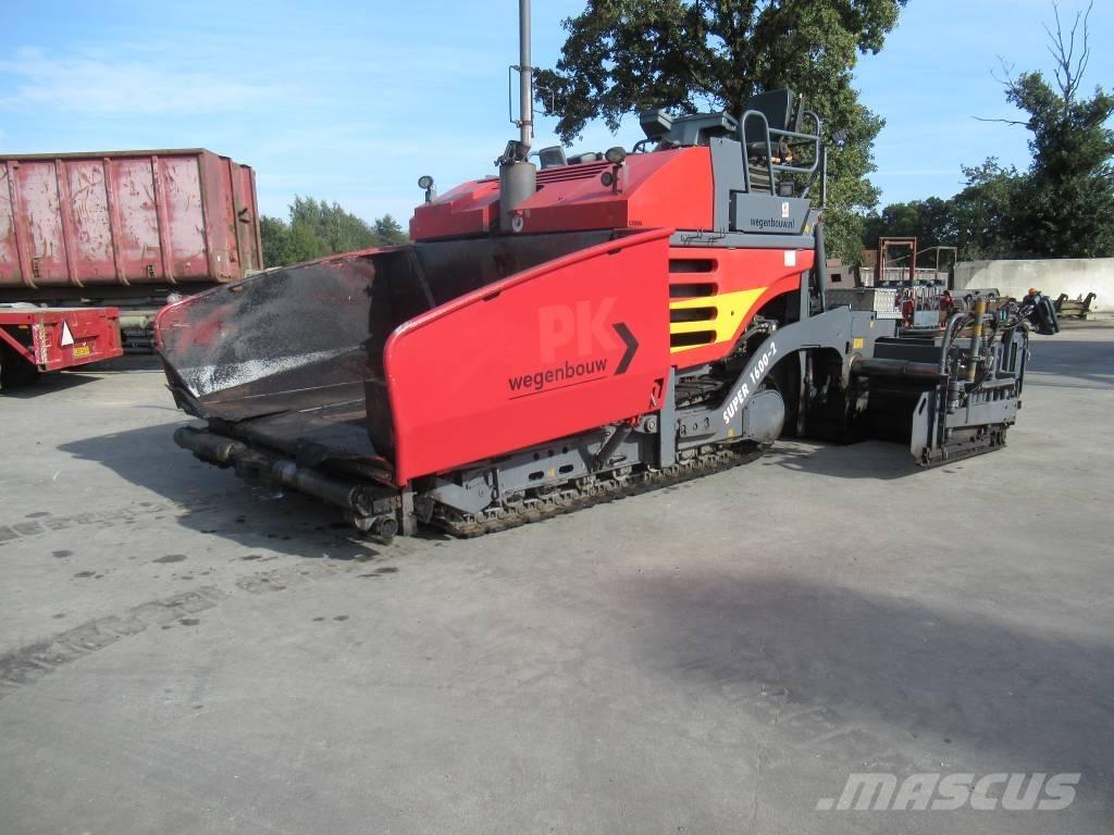 Vögele 1600-2 Pavimentadoras de asfalto