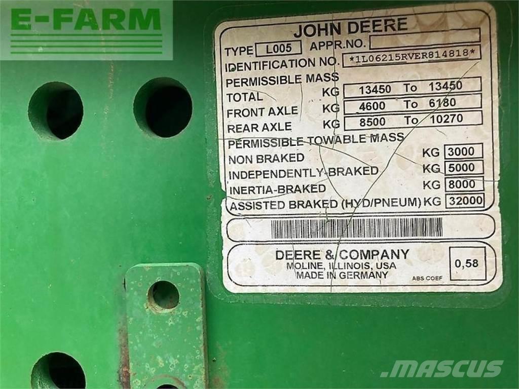 John Deere 6215r Tratores Agrícolas usados