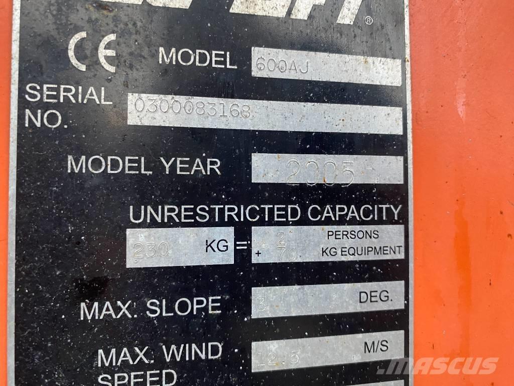 JLG 600 AJ Elevadores braços articulados