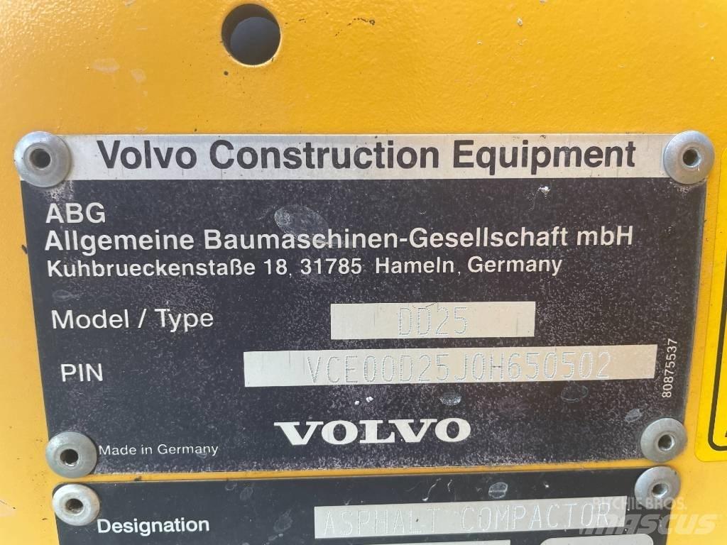 Volvo DD 25 W Cilindros Compactadores tandem