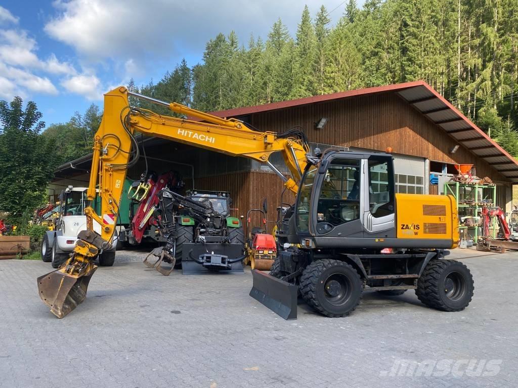 Hitachi ZX 140 W-3 Escavadoras de rodas