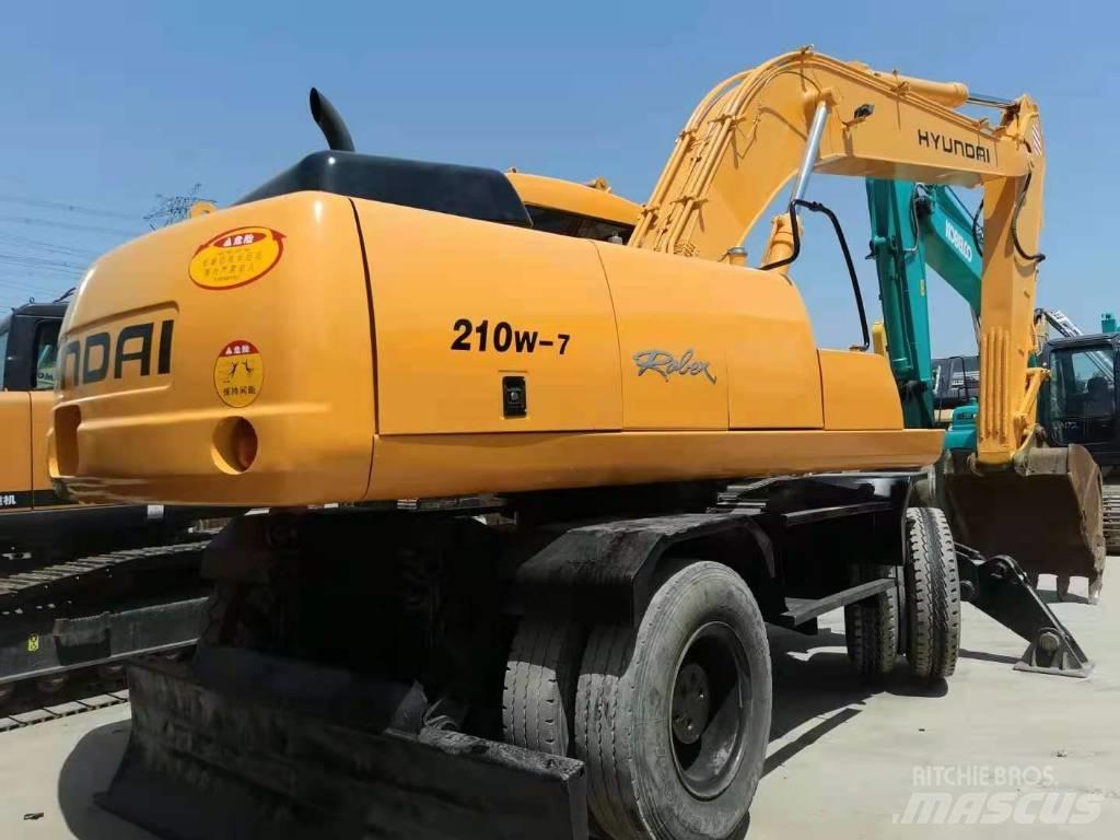 Hyundai R210W-7 Escavadoras de rodas