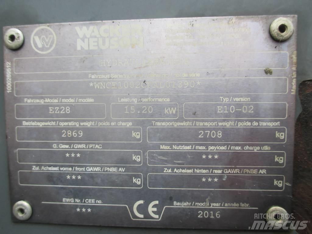 Wacker Neuson EZ 28 Mini Escavadoras <7t