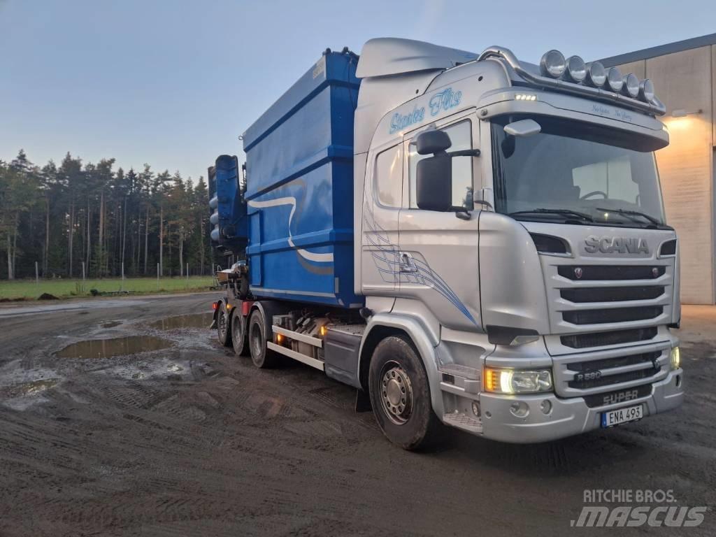 Scania R 580 LB Estilhaçadoras florestais