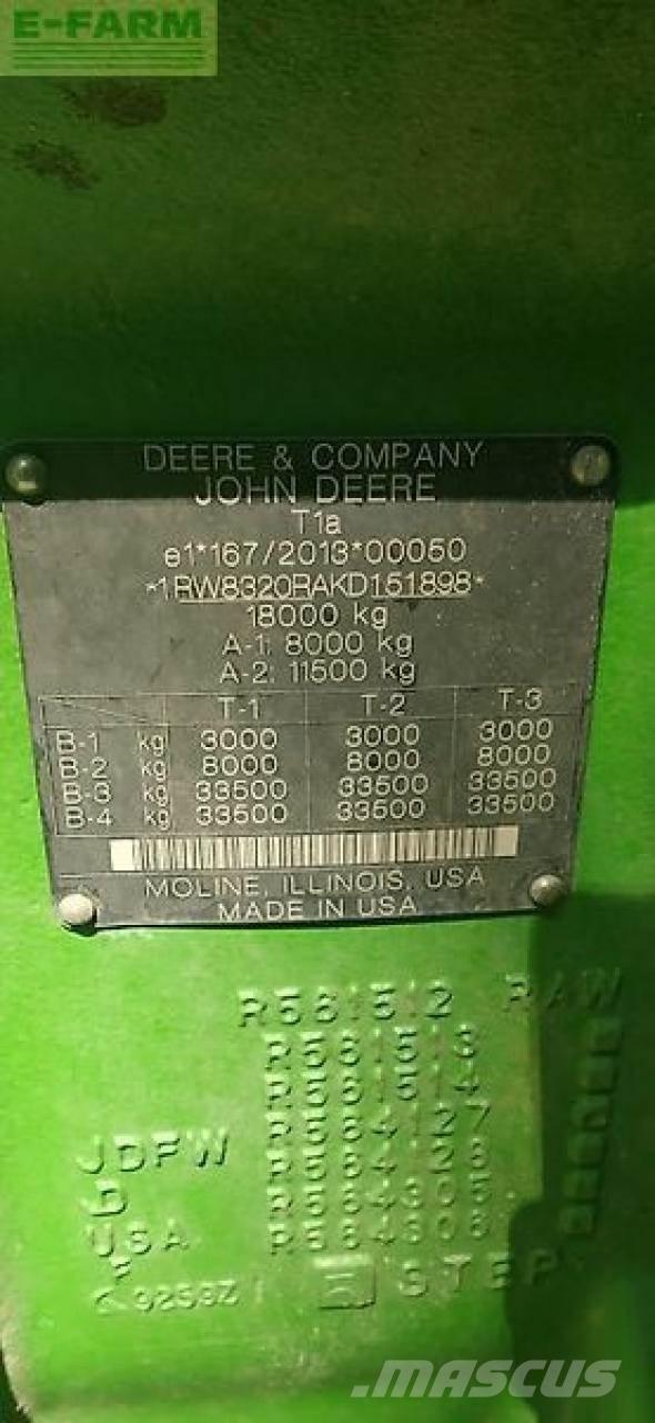 John Deere 8320r Tratores Agrícolas usados