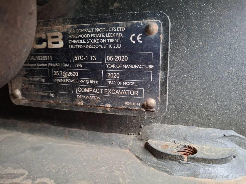 JCB 57C Mini Escavadoras <7t